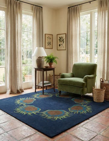 7' 6 x 7' 7 Luna Wool Square Rug