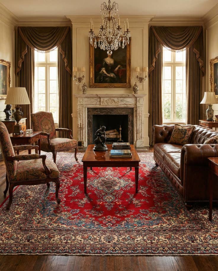 Detail image of 8' 9 x 11' 4 Sarouk Wool Rug