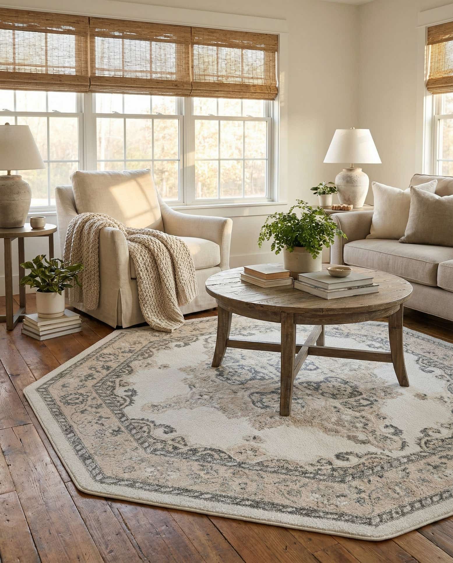 7' 10 x 7' 10 Parker Octagon Rug
