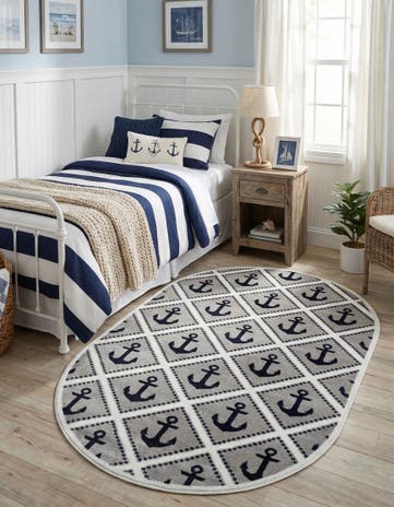 5' 3 x 8' Sydney Oval Rug