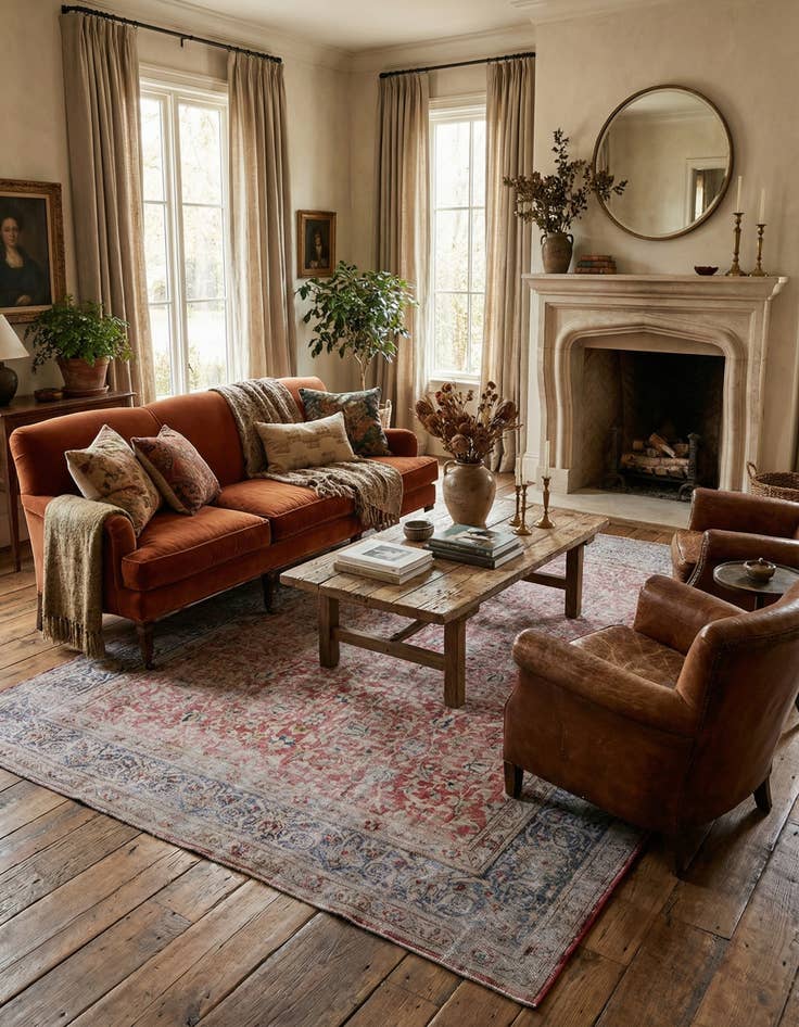 Detail image of  9' 10 x 12' 5  Hand Knotted Ultra Vintage Persian Wool Rug