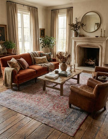 9' 10 x 12' 5 Hand Knotted Ultra Vintage Persian Wool Rug