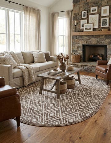 7' x 10' Hermitage Oval Rug