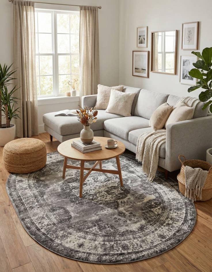 Detail image of  7' 10 x 10' Monte Carlo Oval Rug