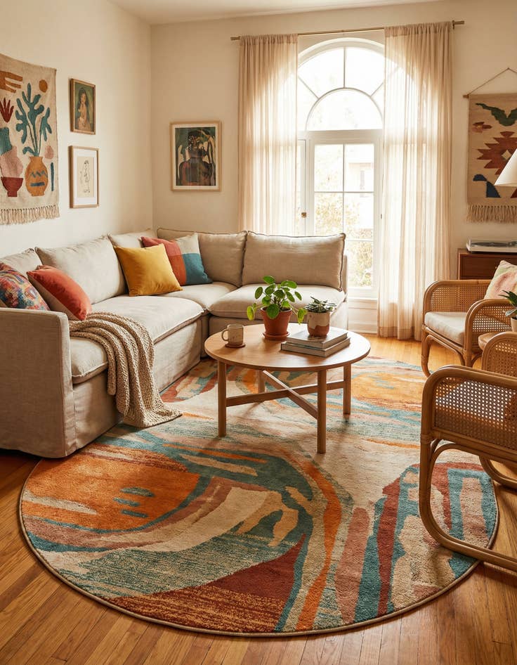 Detail image of 7' 10 x 10' Venice Oval Rug