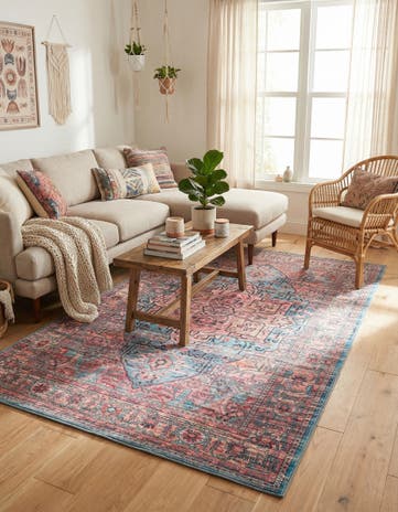5' 3 x 8' Washable Maahru Rug
