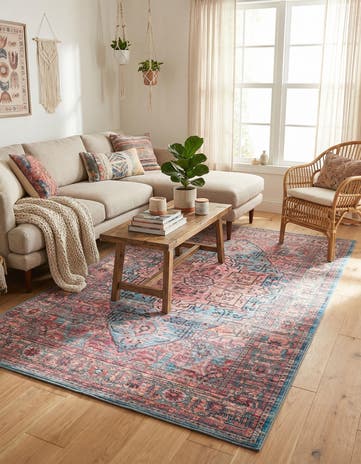 5' 3 x 8' Washable Maahru Rug
