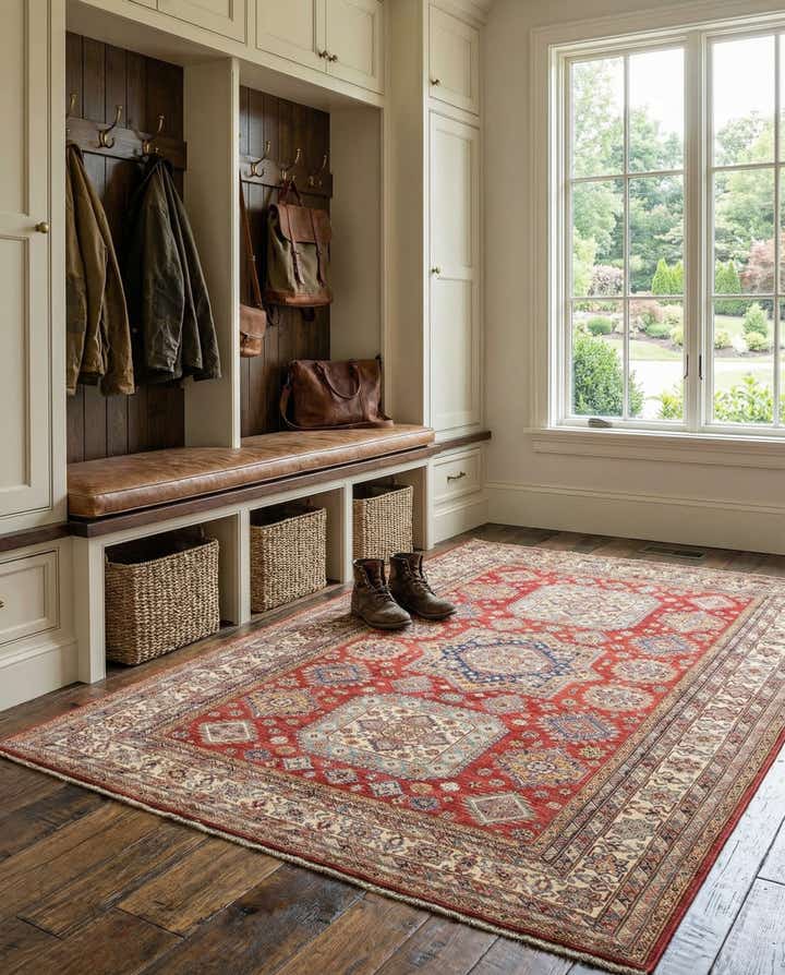 7' 9 x 10' 6 Kazak Wool Rug