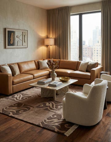 5' 9 x 7' 9 Hand Knotted Darya Wool Rug