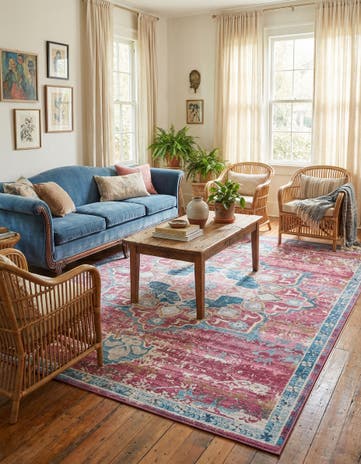 10' 6 x 14' Washable Renaissance Rug