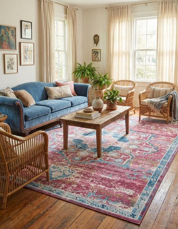 10' 6 x 14' Washable Francesca Rug