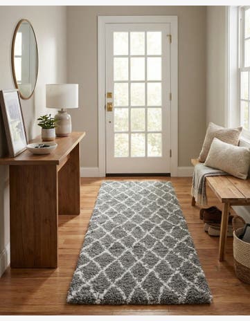 2' 7 x 6' Marrakesh Shag Runner Rug