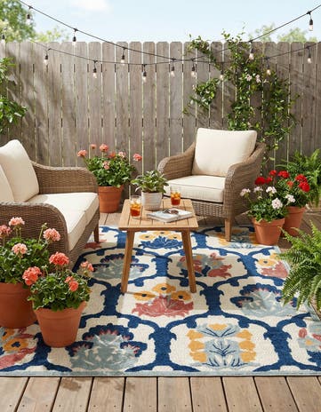 6' x 9' Easy-Clean Belize Indoor / Outdoor Rug