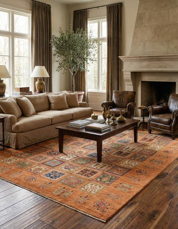 7' x 10' 5 Hand Knotted Ariana Ziegler Rug