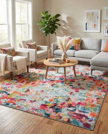  10' x 13'  Washable Theia Rug