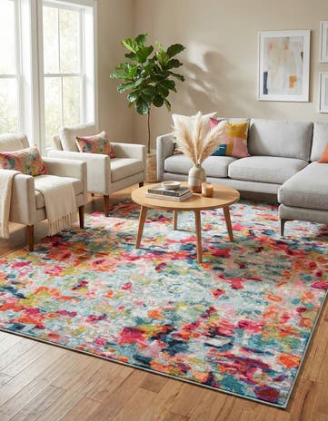 10' x 13' Washable Theia Rug