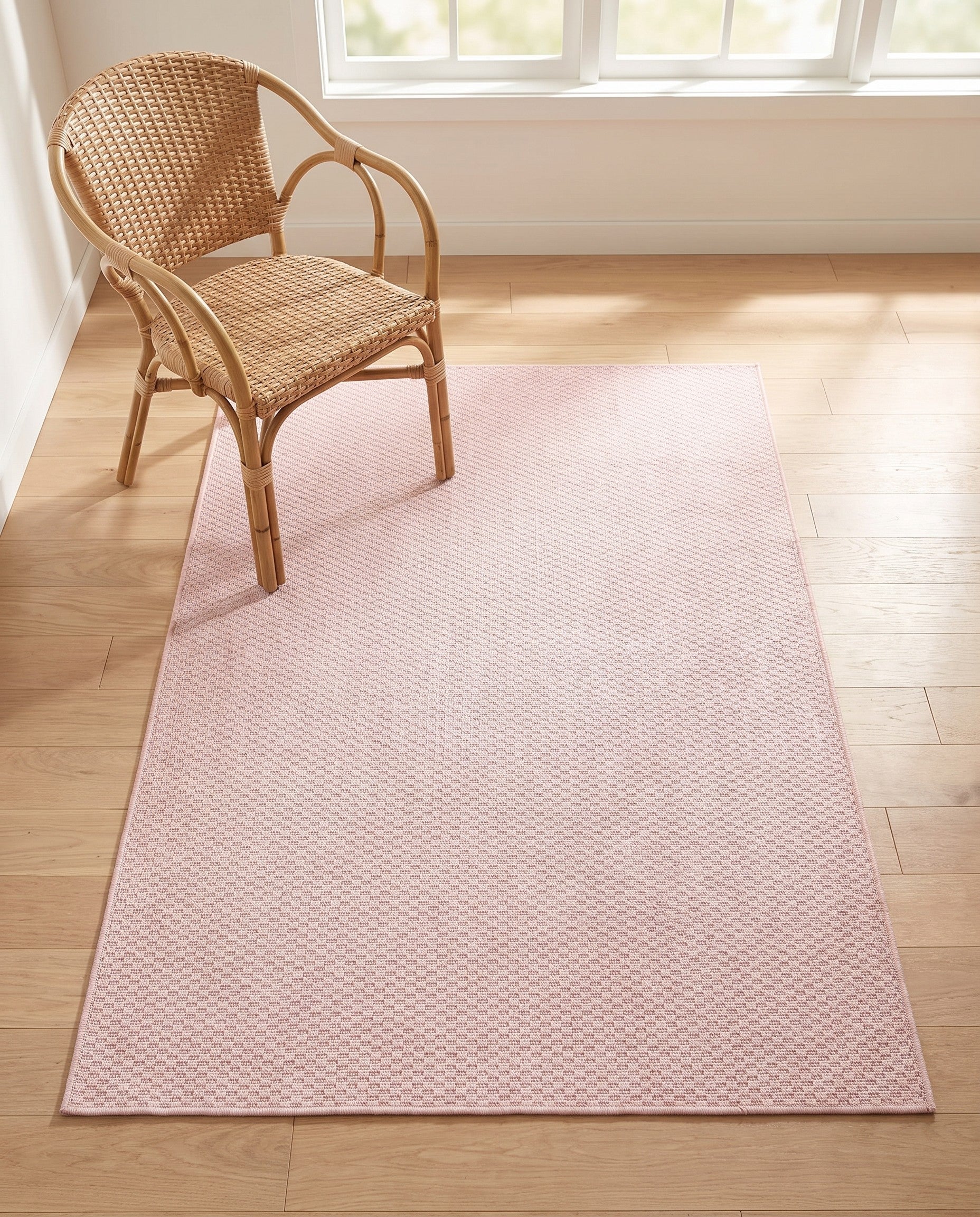 4' x 6' Easy-Clean Solid Indoor / Outdoor Rug