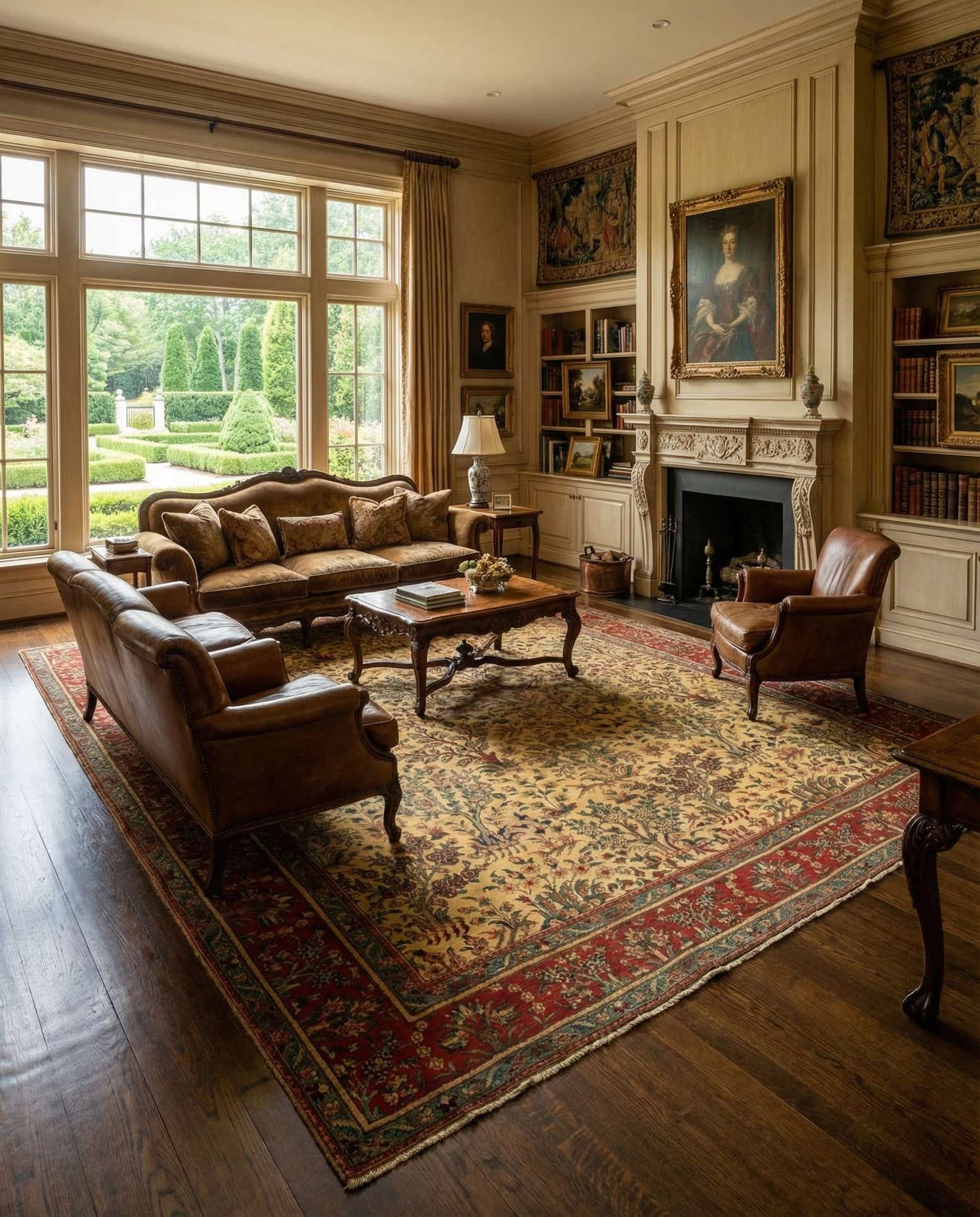 9' 8 x 12' 7 Hand Knotted Tabriz Persian Wool Rug