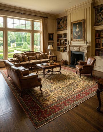 9' 8 x 12' 7 Hand Knotted Tabriz Persian Wool Rug