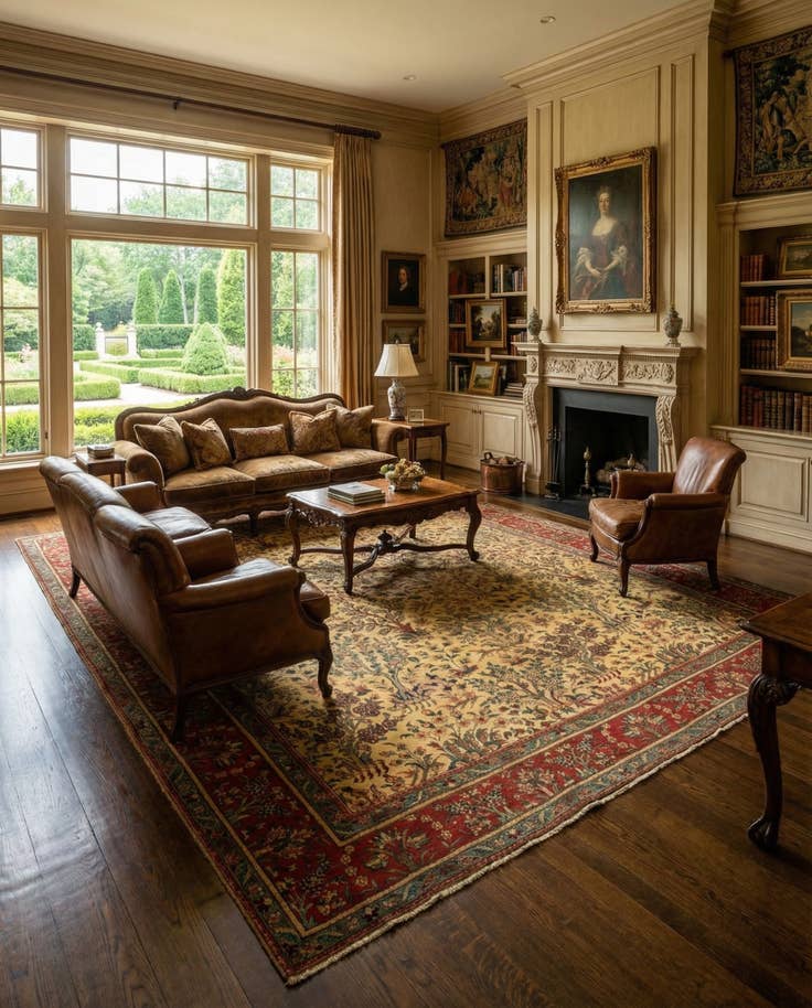 Detail image of 9' 8 x 12' 7 Hand Knotted Tabriz Persian Wool Rug