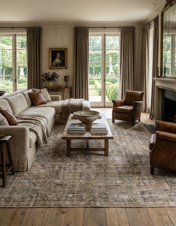9' 8 x 12' 6 Hand Knotted Ultra Vintage Persian Wool Rug