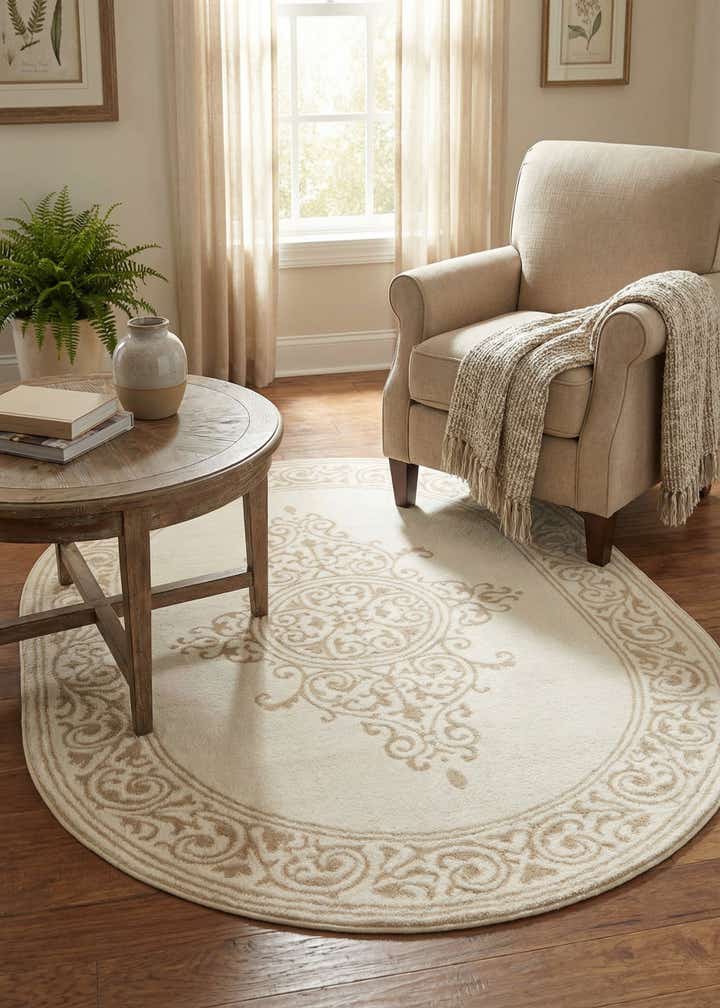 4' x 6' Hermitage Oval Rug