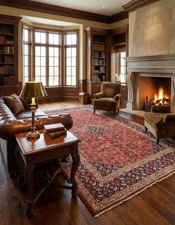 6' 10 x 10' 3 Hamedan Wool Rug