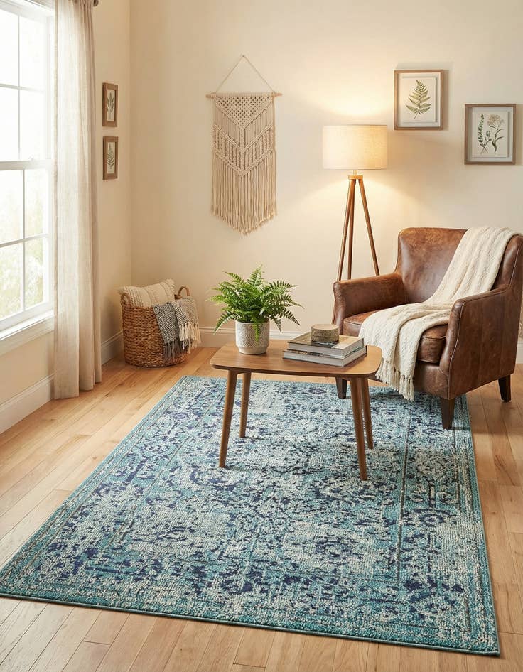 Detail image of 4' x 6'  Washable Palazzo Rug