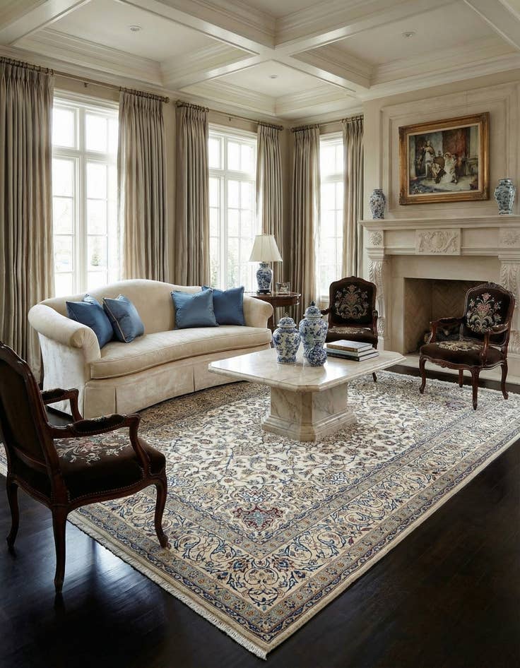 Detail image of 8' 4 x 11' 9 Nain Rug