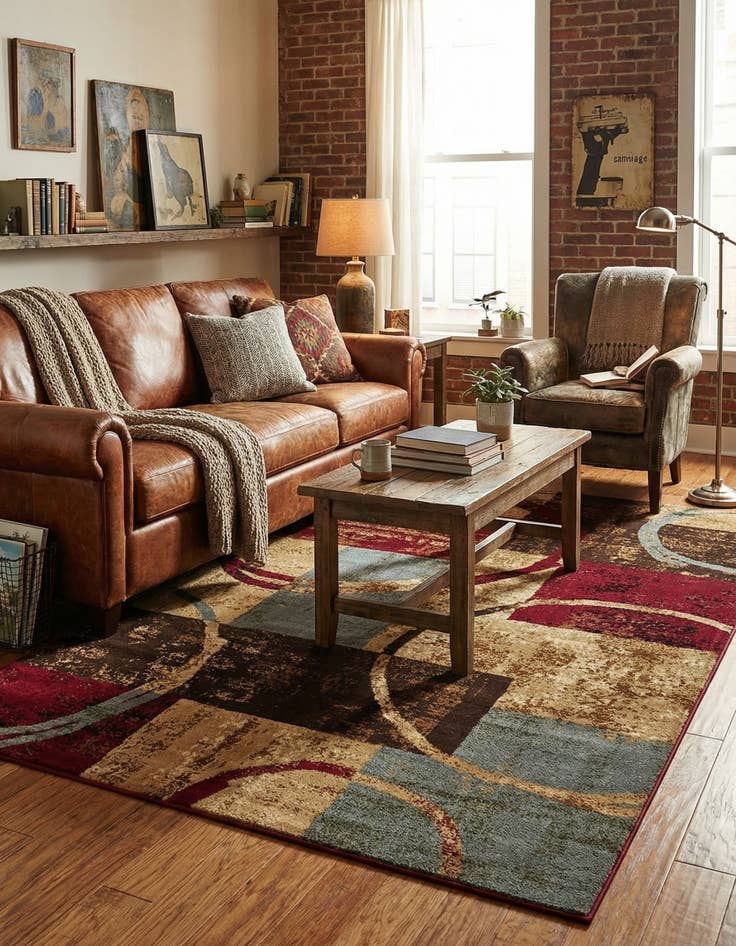 Detail image of 6' x 9' Coffee Shop Rug