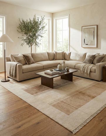 7' 9 x 9' 10 Hand Knotted Darya Wool Rug