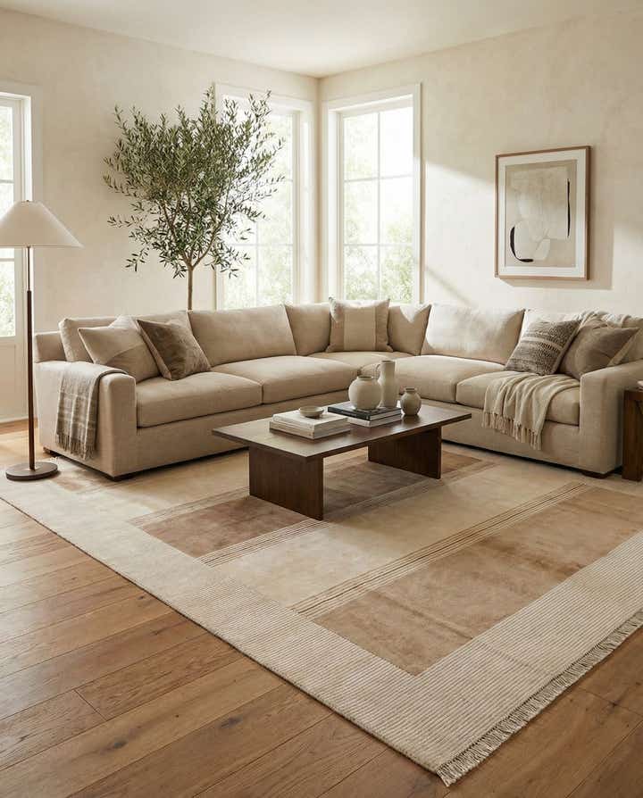 7' 9 x 9' 10 Hand Knotted Darya Wool Rug