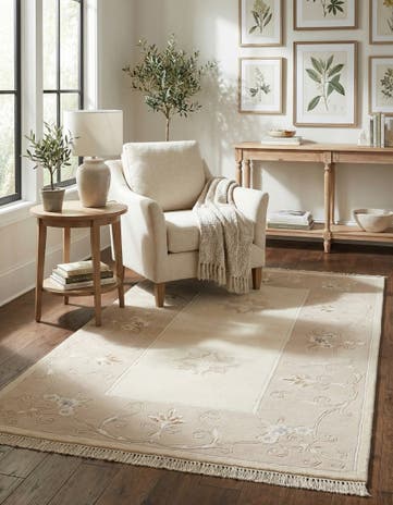 2' 10 x 4' 11 Hand Knotted Darya Wool Rug