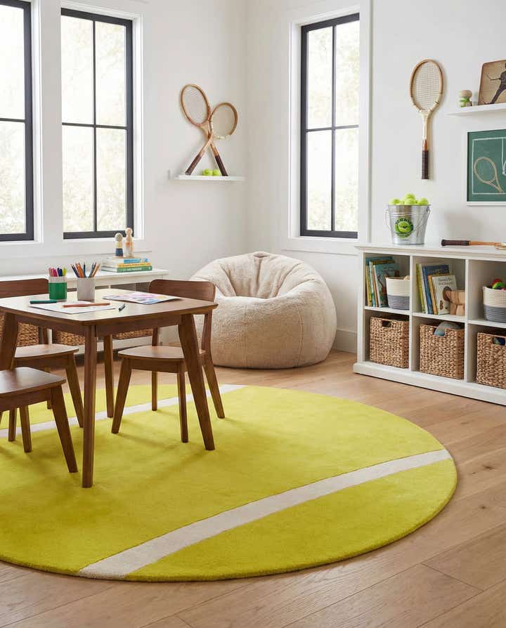 7' 10 x 7' 10 Playtime Kids Wool Freeform Rug