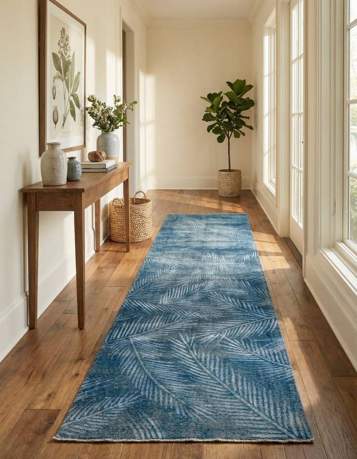 Detail image of 4' 4 x 15' 2  Hand Knotted Ultra Vintage Persian Wool Runner Rug