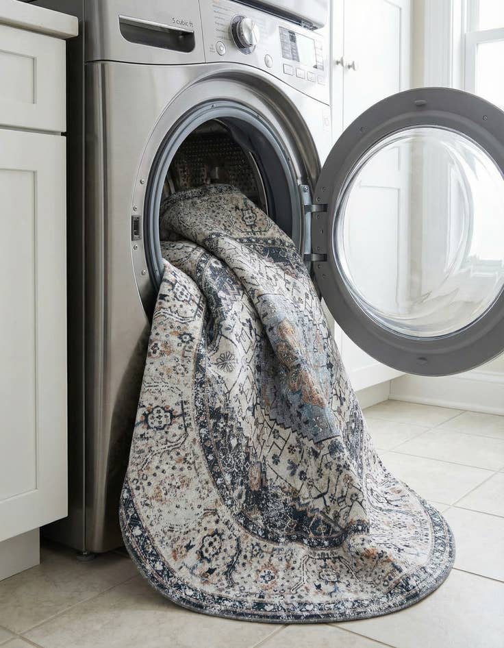 Detail image of 7' 1 x 7' 1 Yara Round Rug