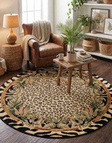 5' 3 x 5' 3 Savannah Round Rug