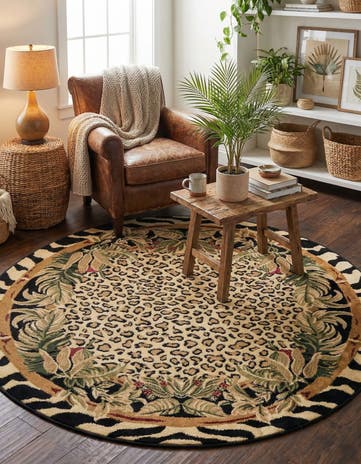 5' 3 x 5' 3 Savannah Round Rug