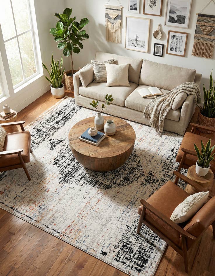 Detail image of 10' x 10' Aramis Square Rug