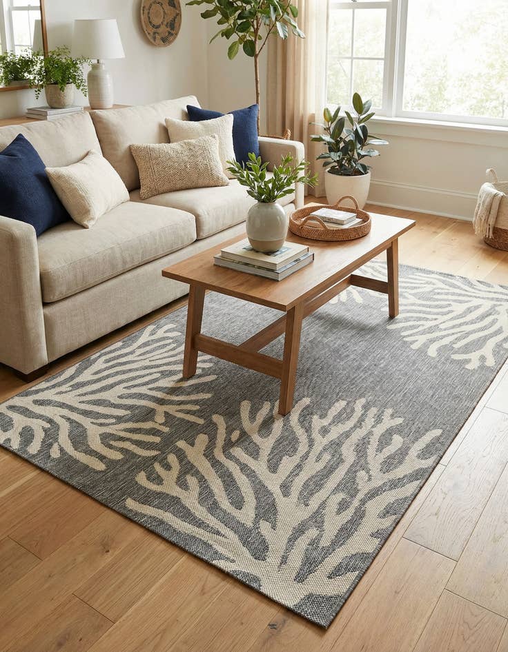 Detail image of  4' x 6'  Washable Sabrina Soto Indoor / Outdoor Rug