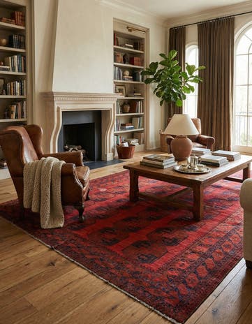 9' 10 x 12' 2 Afghan Wool Rug