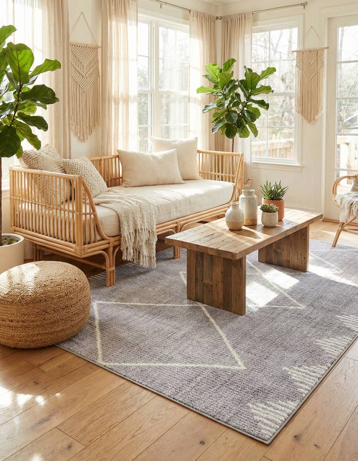 Detail image of 6' 7 x 9' 10 Morocco Rug