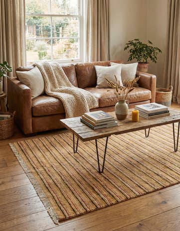 3' 10 x 6' 1 Hand Knotted Modern Ziegler Rug