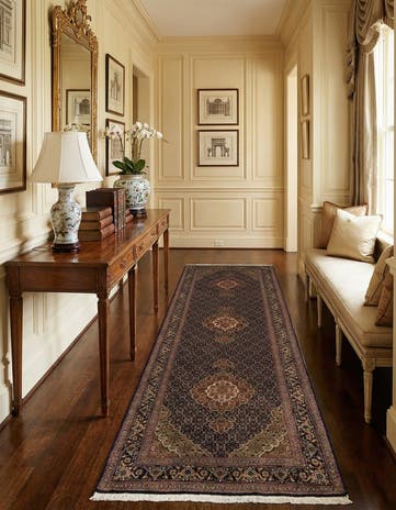 2' 9 x 10' 2 Tabriz Mahi Wool Runner Rug