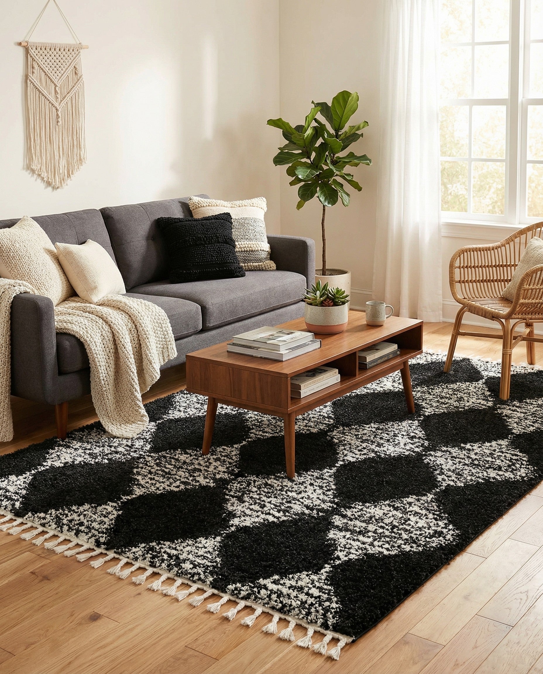  5' 3 x 8' Serenity Shag Rug