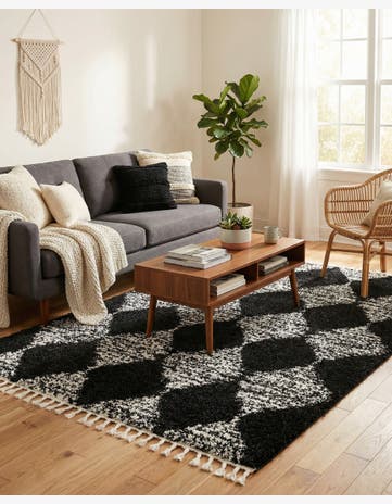 5' 3 x 8' Serenity Shag Rug