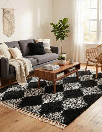 5' 3 x 8' Serenity Shag Rug