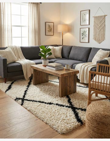 4' x 6' Infinity Shag Rug