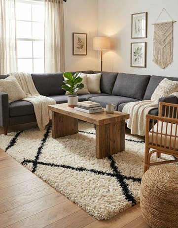 4' x 6' Infinity Shag Rug