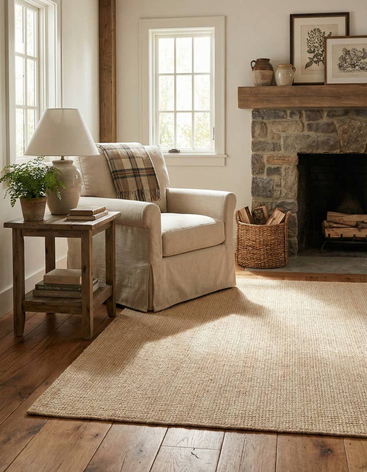 Detail image of 3' 3 x 5' 3  Hand Woven Jill Zarin English Manor Wool Rug